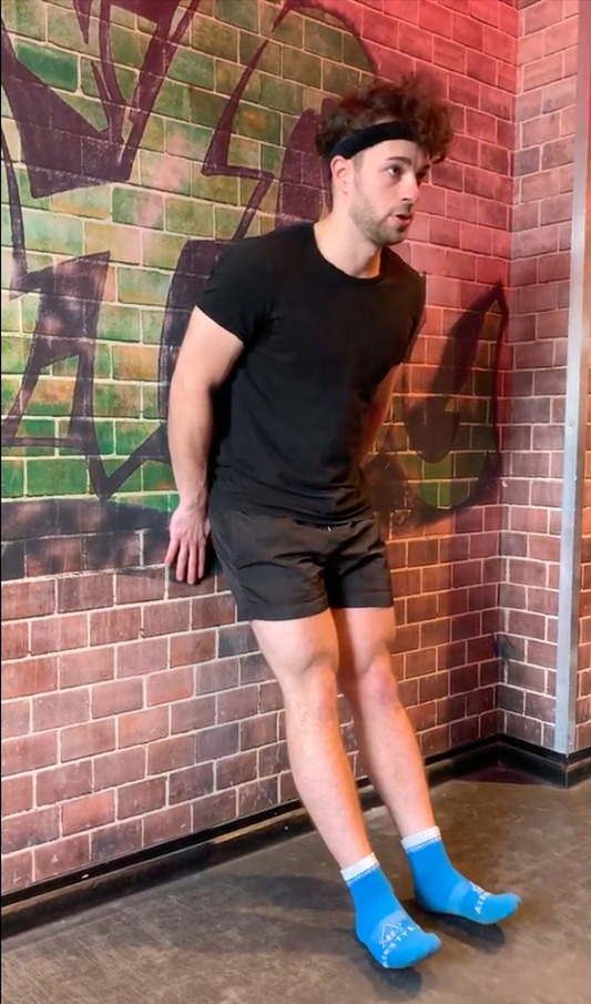 Wall Tibialis raises are the most convenient for Tibialis Training