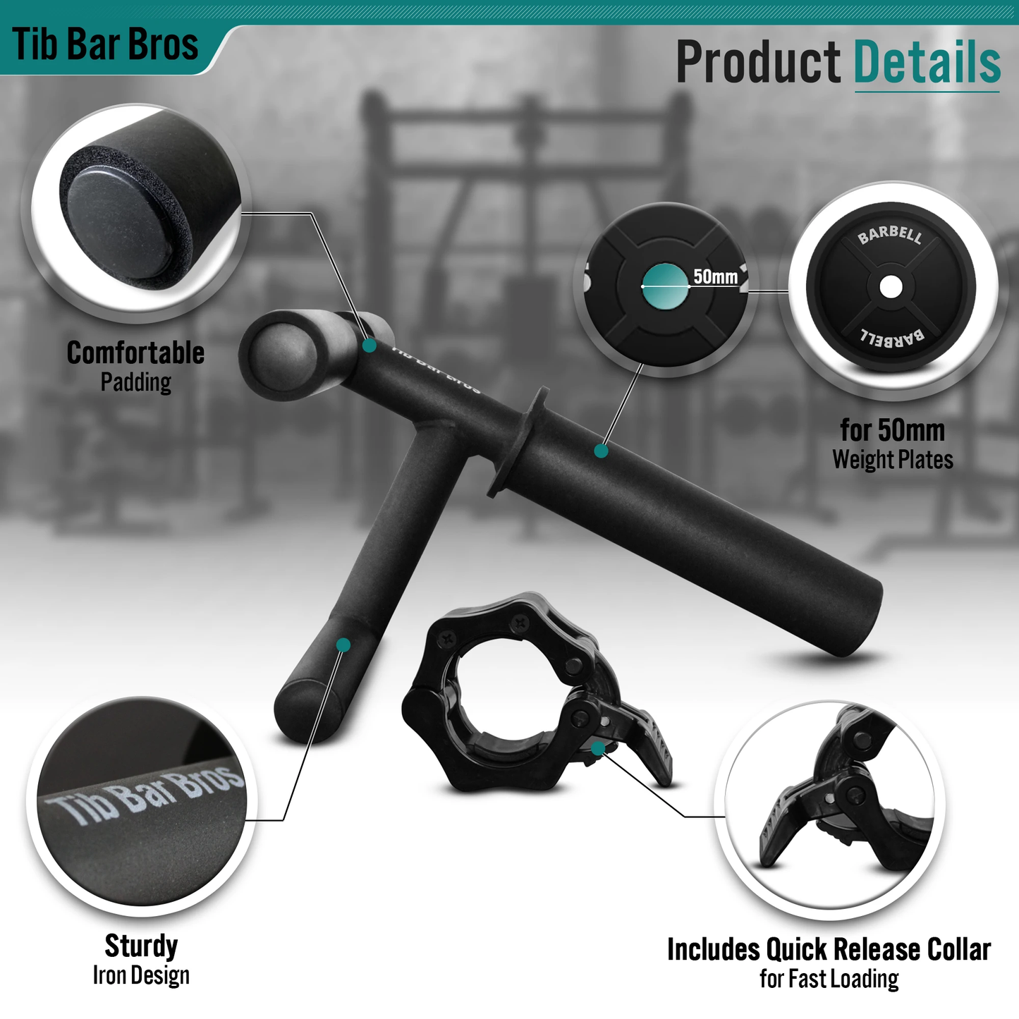 Tib Bar – Tibialis Trainer - FREE Weight Clip (🎁)