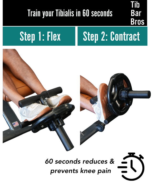 Tib Bar – Tibialis Trainer - FREE Weight Clip (🎁)